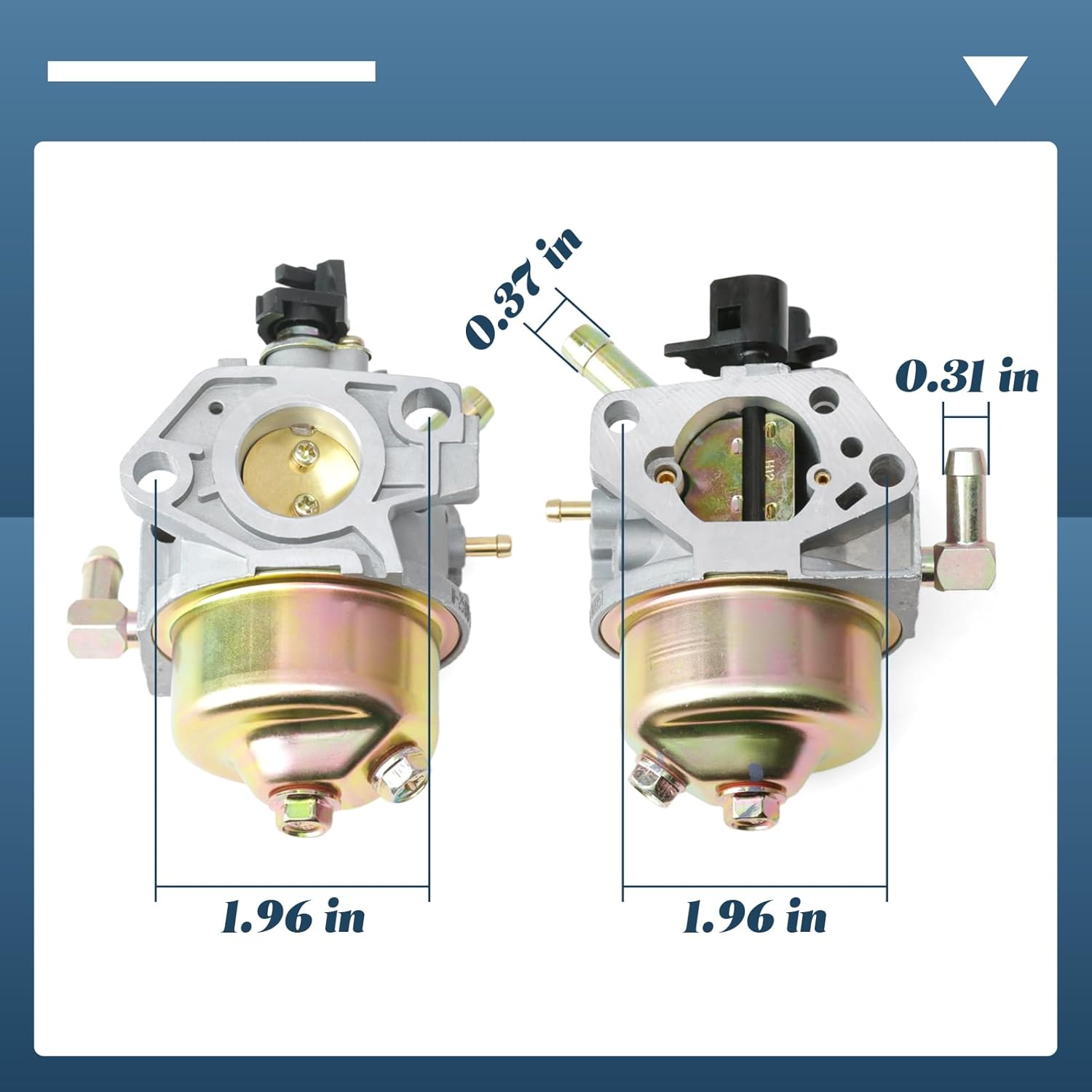 Snowblower Carburetor Compatible with Cub Cadet 3X 26 Snow Blower Model 31AH5DVA756 Carb Assembly Replacement Part with 3 Gaskets