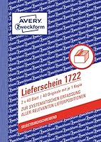 Algopix Similar Product 17 - Avery Zweckform 1722 Lieferschein DIN