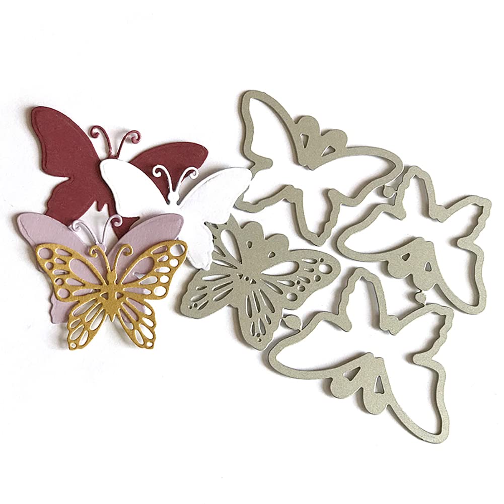 Dies Papillon 3 Matrices Découpe Papillon Métal - 3 Tailles - Pour