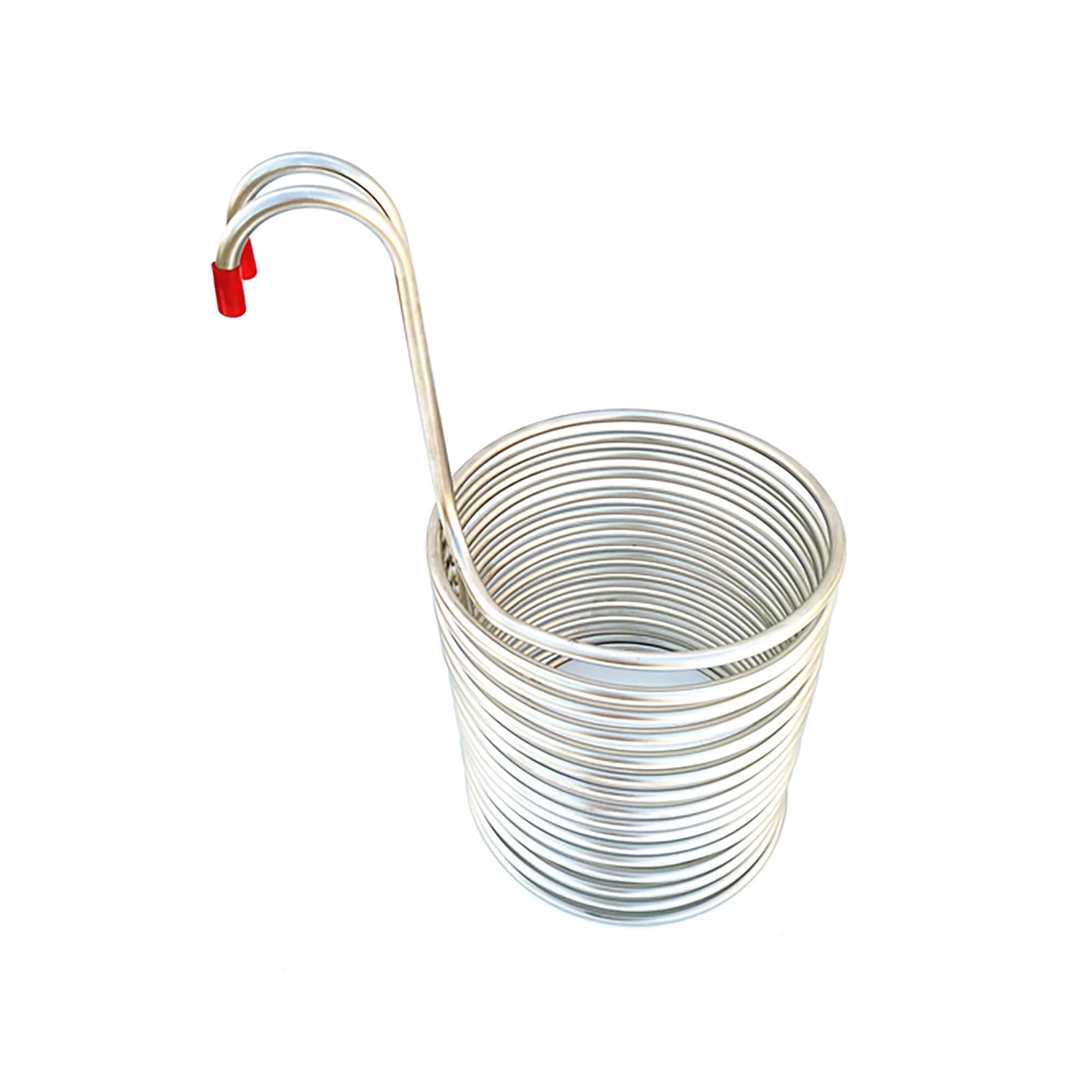 Edelstahl-Tauchwürzekühler, Bierbrauausrüstung, Kühlschlange, Spirale, Homebrew, Restaurantbedarf, 3/8 "* 13m Schnell und effizient