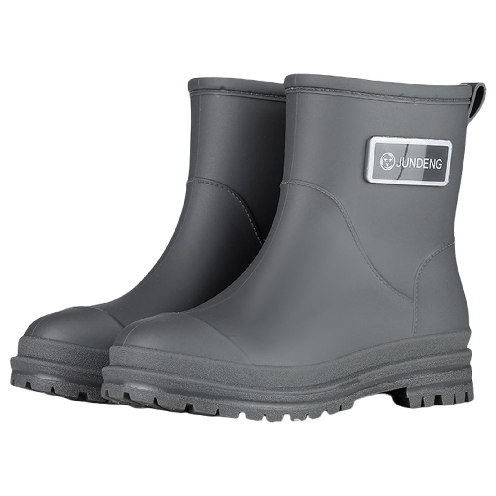 Botas de goma para mujer, impermeables, botas de lluvia, botas de agua Wellington, botines de goma de media altura, botas de lluvia antideslizantes, botas de jardín, botas de exterior, botines