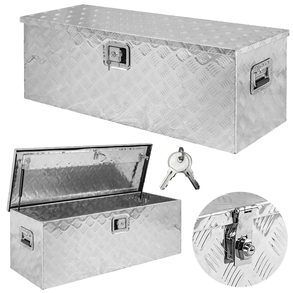 Trucky Truck Box Caja de Herramientas Aluminio D160 material de montaje barra de tiro