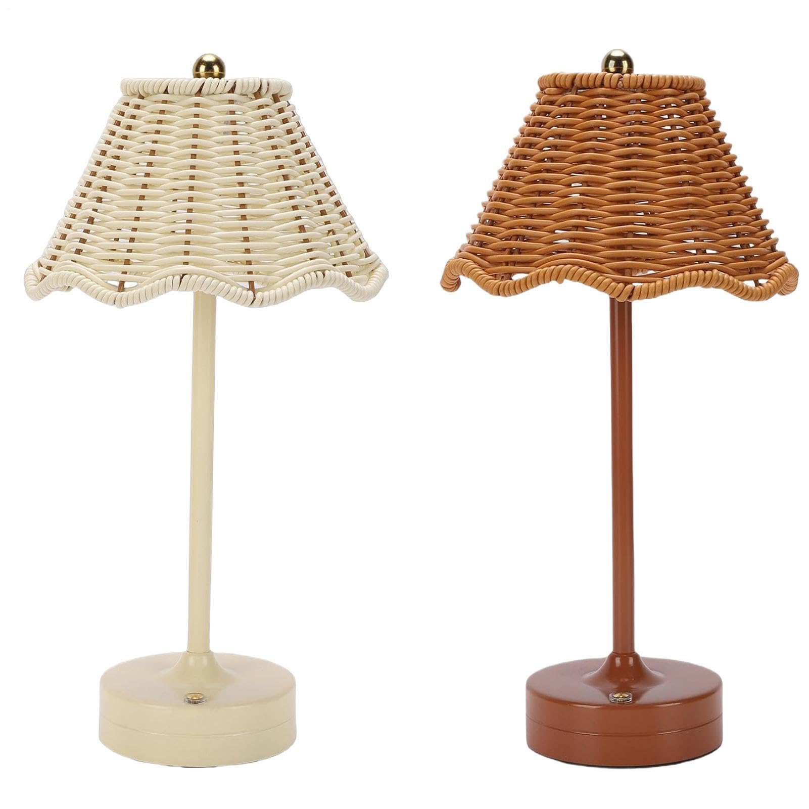 Rattan Lamp 120 Lumen Wireless Rechargeable Adjustable Artificial Rattan