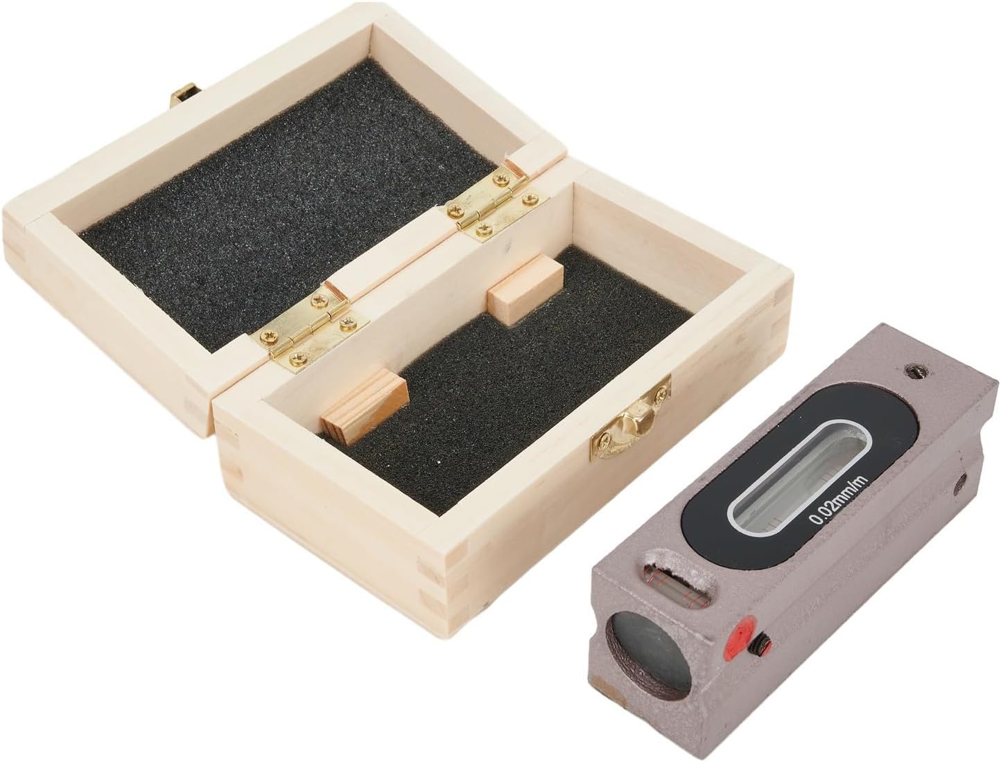 3.93/5.9/7.87/9.84inch Measurement Leveler, for PRECISION Engineers Level, Accurate To 0.02mm/m, For High Accuracy Levelling Applications Accuracy Graduated bubble Vials Horizontal Bar Level(100MM)