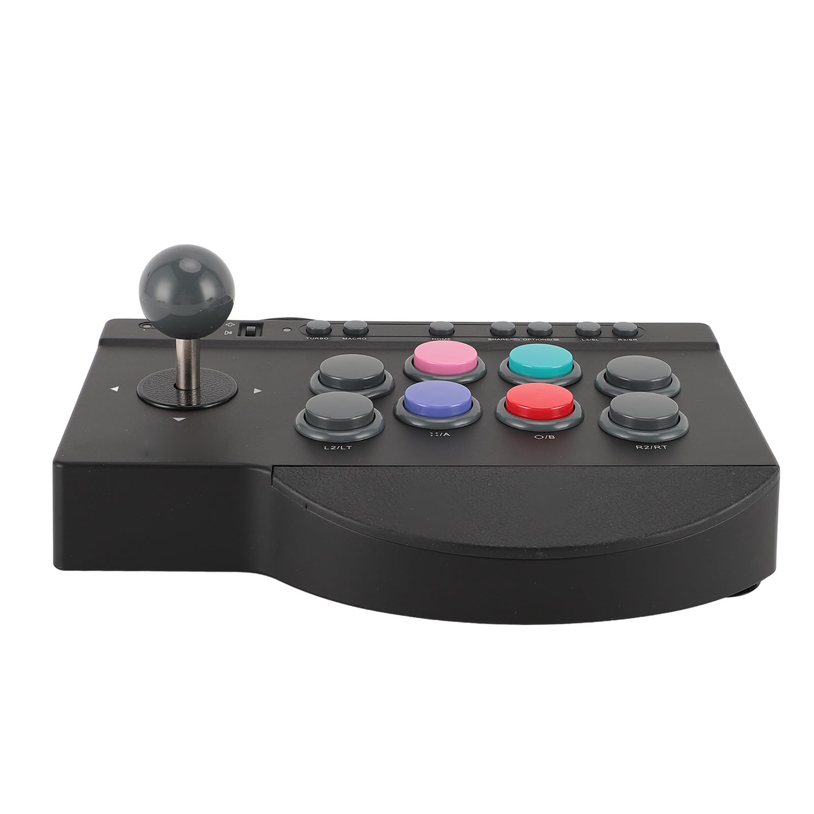 POENVFPO Joystick Fighting Stick Controller z Funkcjami Makro, Szeroka kompatybilność na PC Podwójna Kontrola Pudełka