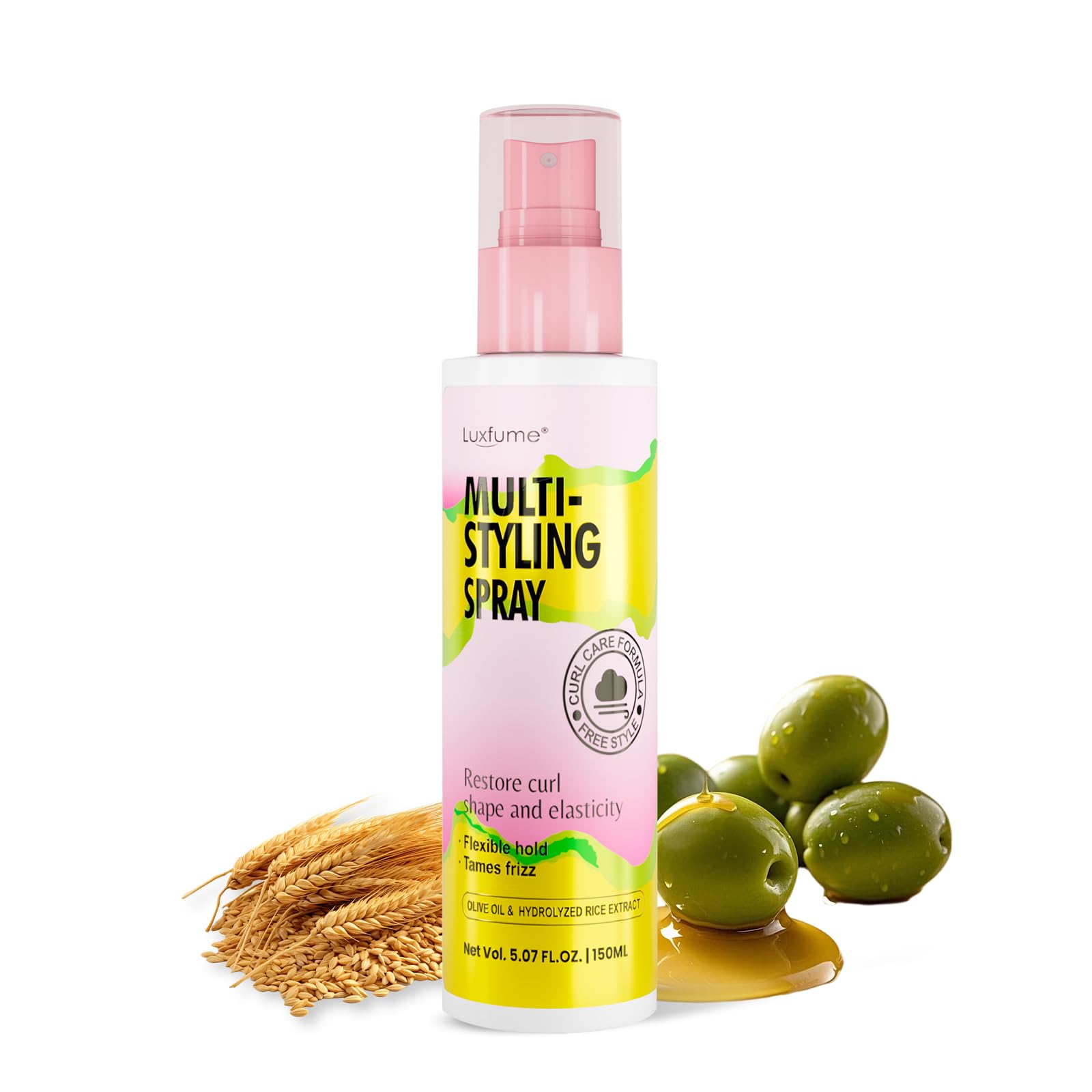 Multi-Styling Spray for Flexible Hold Tames Frizz