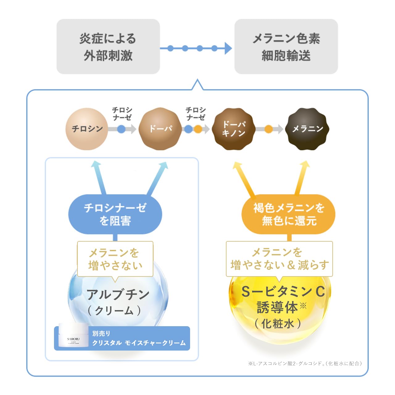 Amazon.co.jp: Shiroru Crystal Essence Water Lotion, 1 Bottle, 3.4
