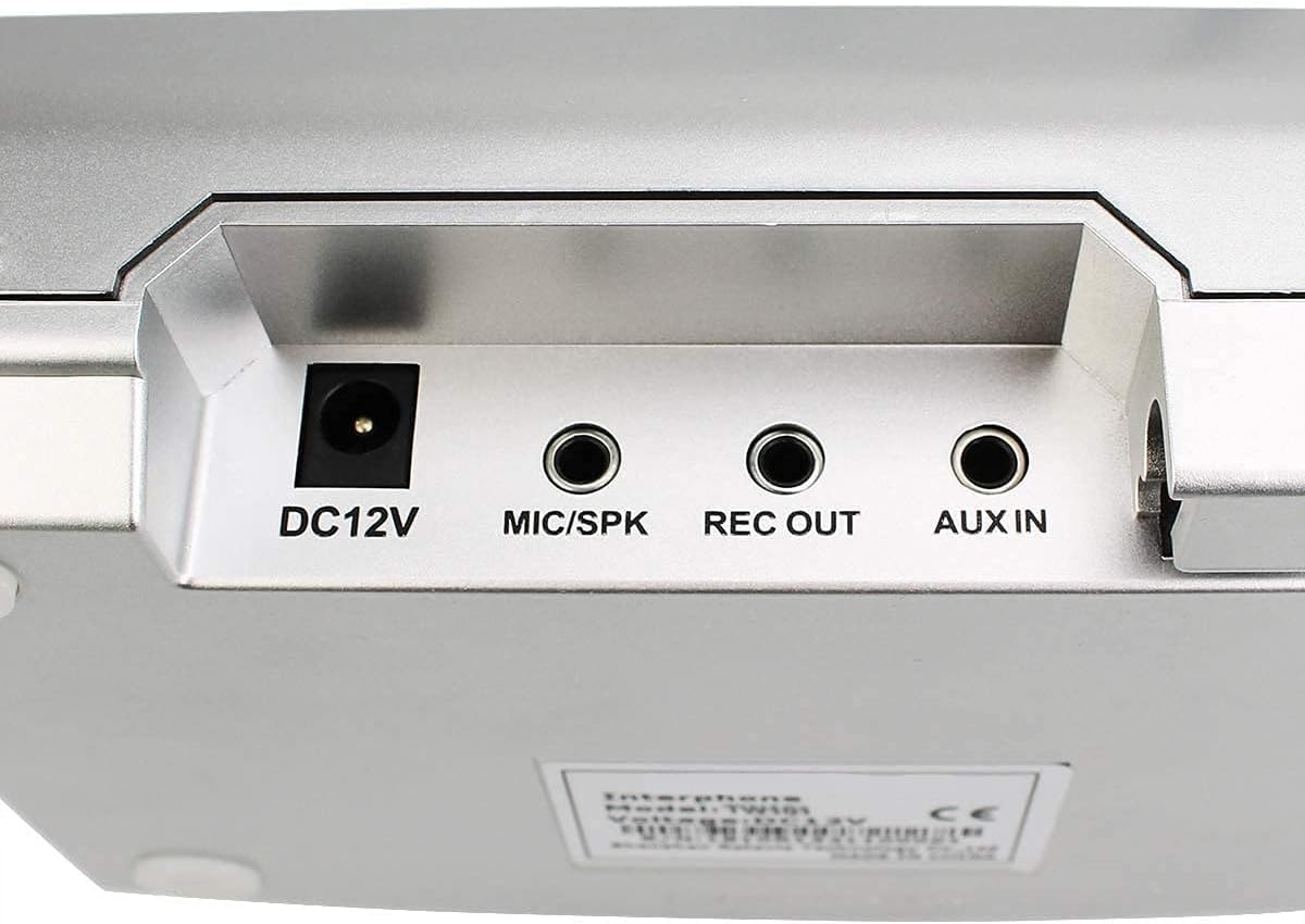 CHROX Compteur Bidirectionnel Interphone Enregistrement Audio Système D'interphone De Fenêtre Anti-Interférence Haut-Parleur D'interphone pour Compteur De Station D'hôpital De Banque