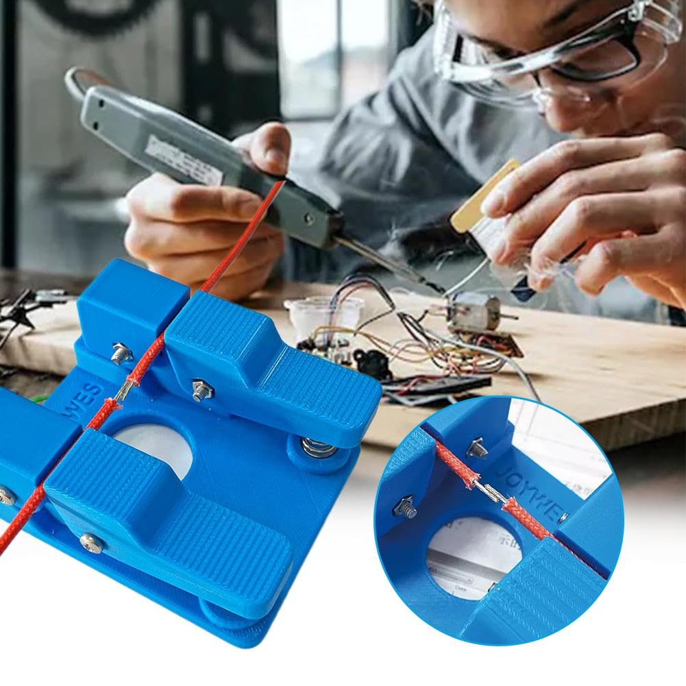 Support De Soudure Pour Fils électriques - Pince Réglable ABS - Guide Alignement - Outil Compact Et Précis