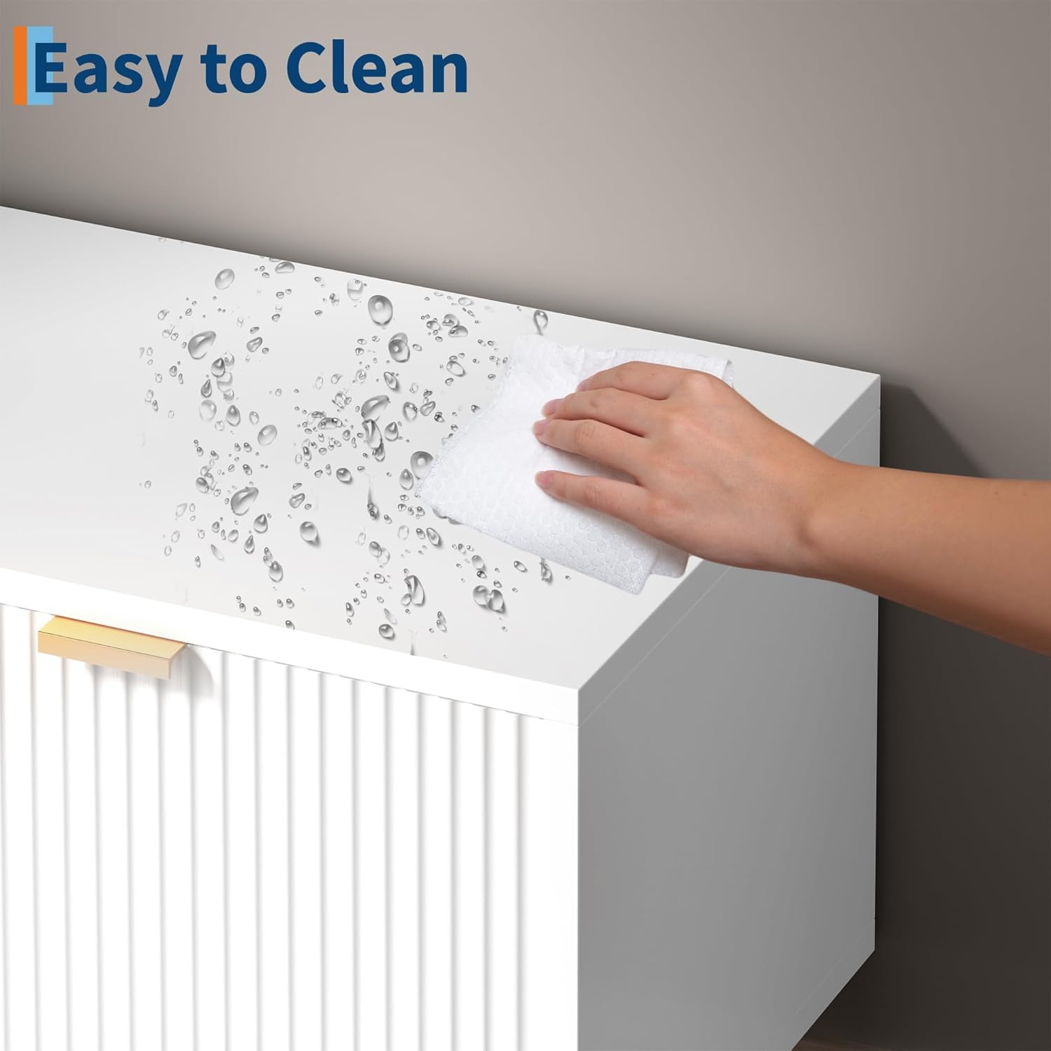 IDEALHOUSE Shoe Storage Bench, 42" Wooden Storage Chest, Loads 300 lb, Easy Assembly, Storage Ottoman Bench for Entryway Bedroom Living Room, White