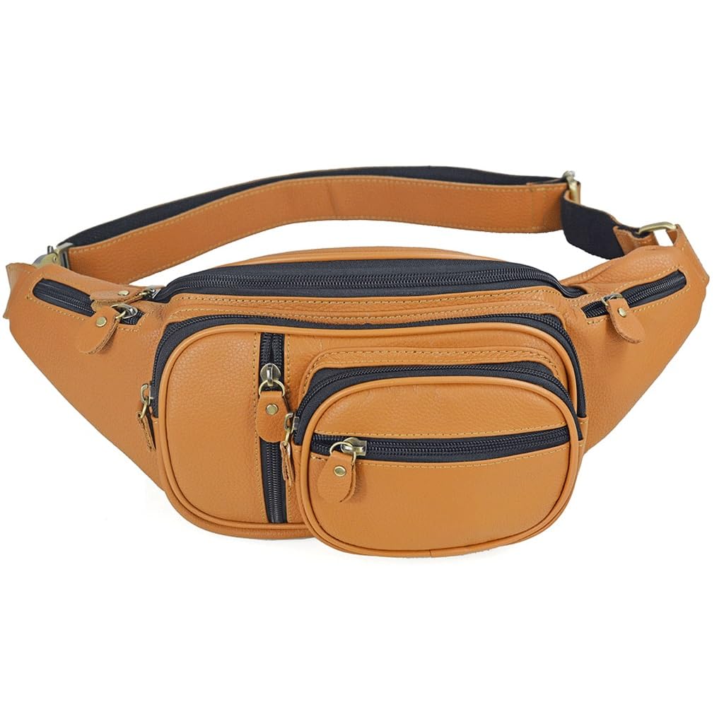 Sac banane de force en cuir pour éviter les poches de pantalon déformées