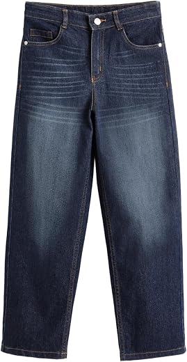 Urbano Juniors Boy's Loose Baggy Fit Washed Denim Jeans Stretchable