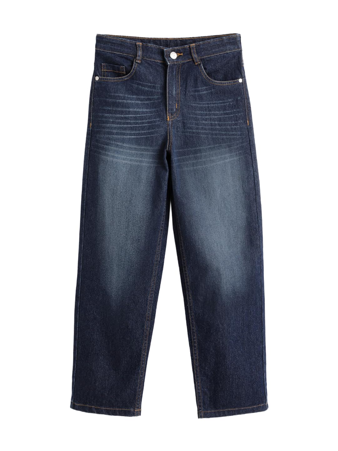 Urbano Juniors Boy’s Loose Baggy Fit Washed Denim Jeans Stretchable