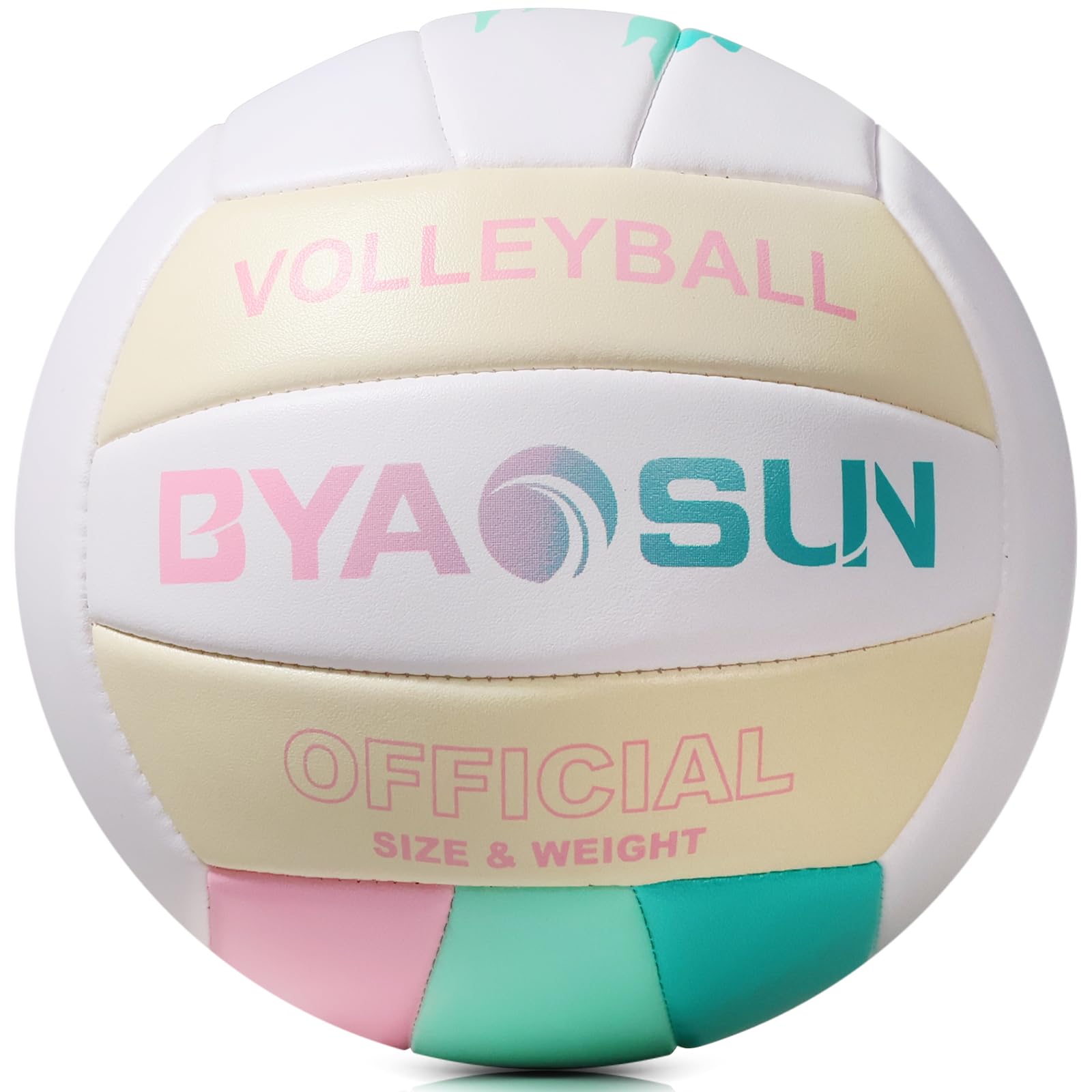 Balón de voleibol oficial suave para interiores y exteriores, tamaño 5, voleibol de entrenamiento para principiantes, adolescentes y adultos