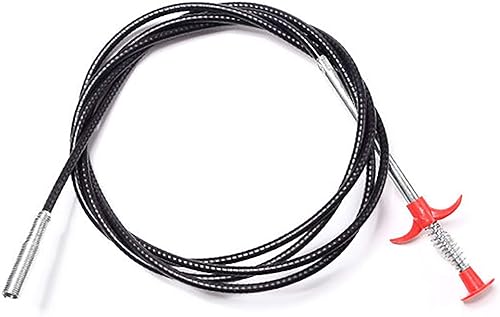 Herramienta de agarre flexible con 4 garras de manguera flexible para recogida de arena, fregadero del hogar, desagües, inodoro (79 pulgadas)