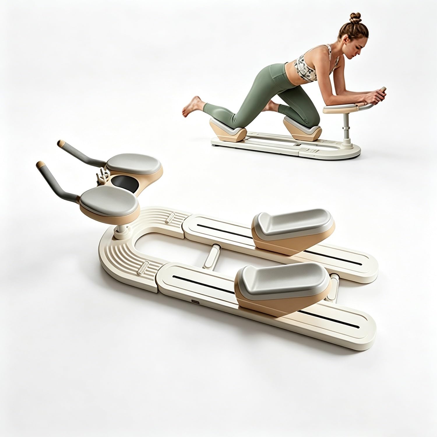 Estirador de columna vertebral con descompresión lumbar y máquina de estiramiento ajustable