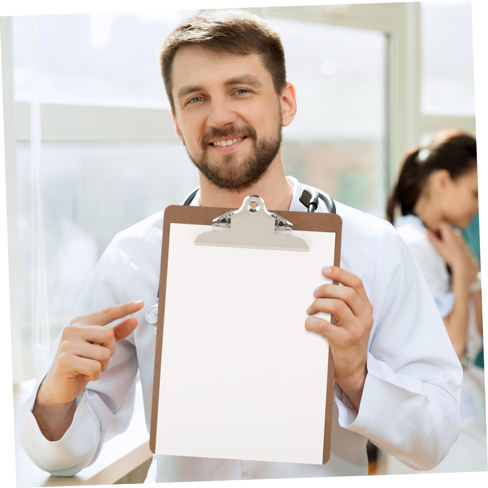 Artibetter 6pezzi Pannello Rigido Per Ufficio Lavagna Per Appunti Lavagna Portatile Per Scrivere Pannello Rigido Per Pittura Supporto Per Scrittura in Mdf Clip Per Documenti Per Ufficio Basso