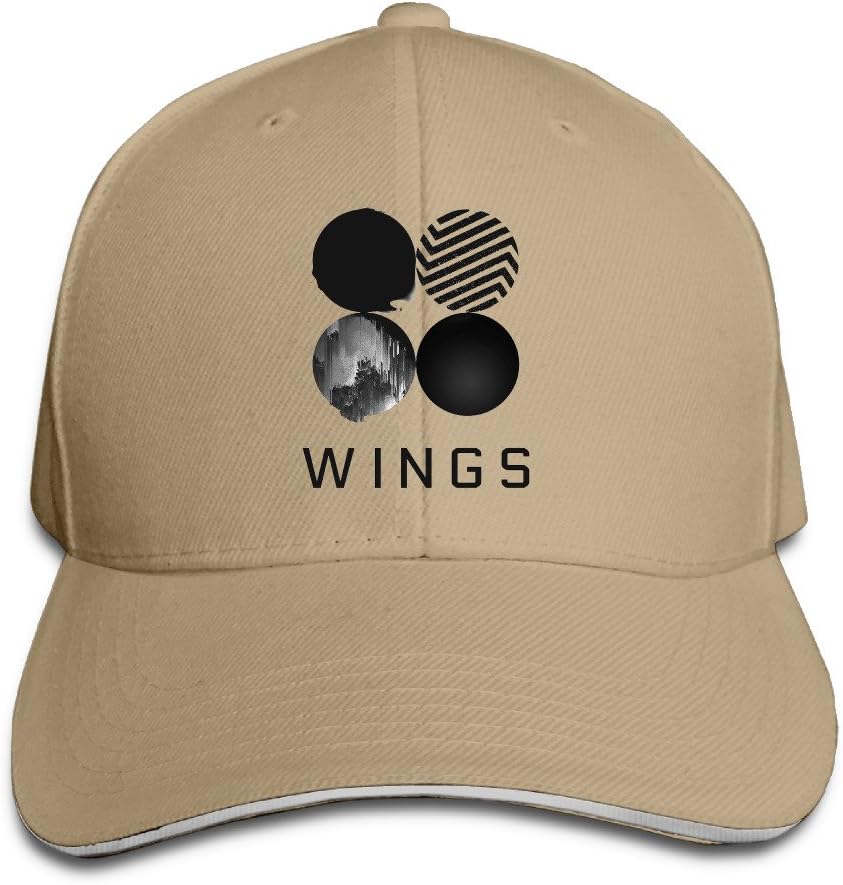 Fuhfvdf Visor BTS Wings Snapback Sandwich Cap