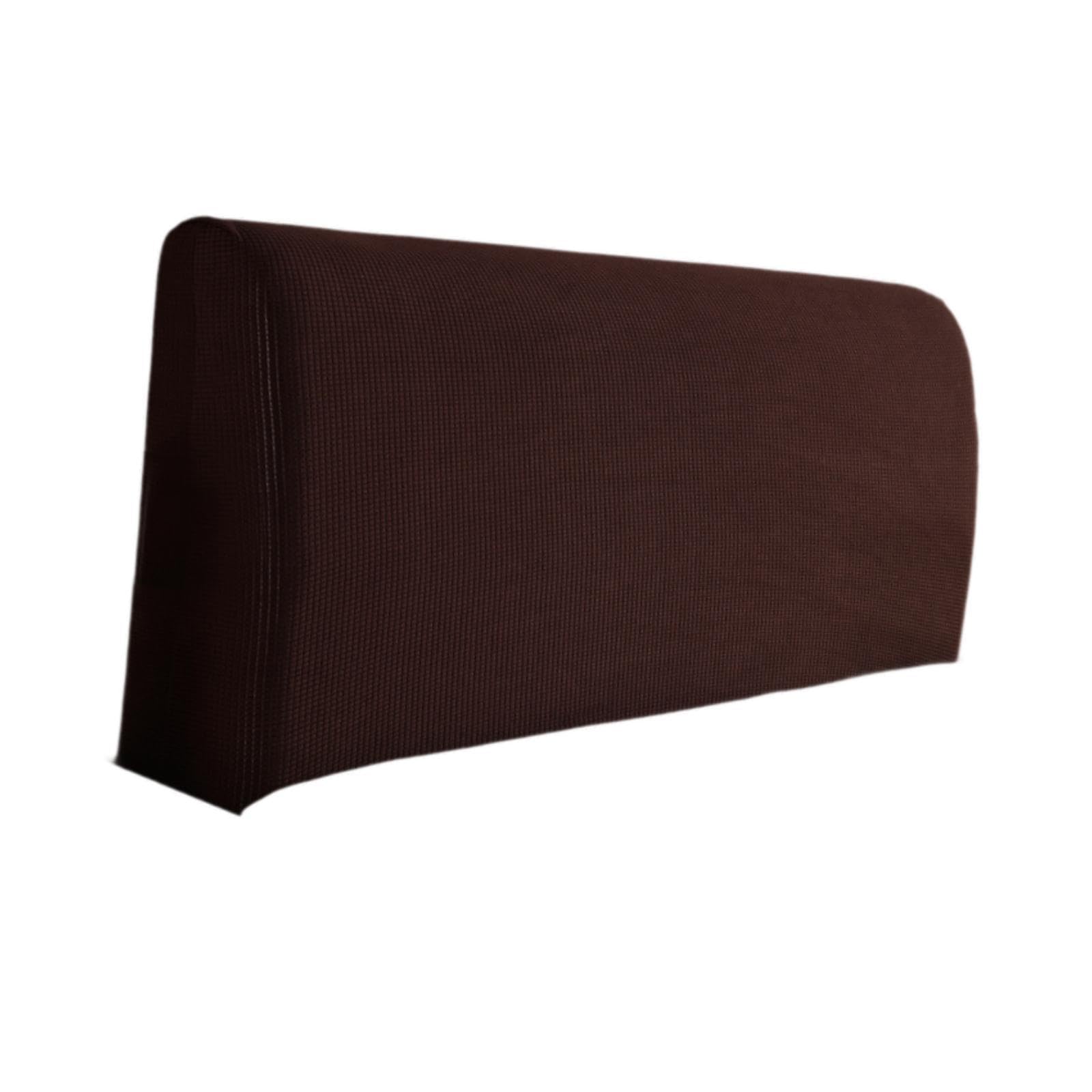 Baoblaze Bed Headboard Cover, Modern, Brown, 1.5mx0.7m (59.06x27.56 inches), Polyester, Washable, Dustproof, Universal Fit, Easy to Install