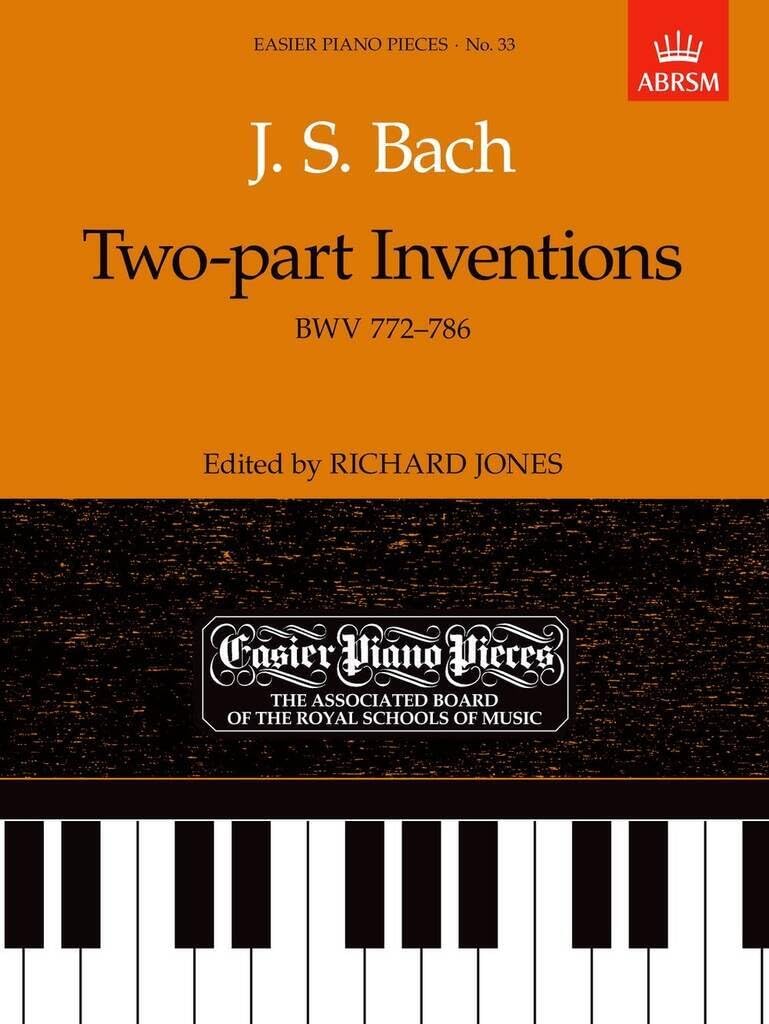 Bach Two-Part Inventions: Bwv 772-786 (Easier Piano Pieces