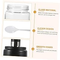 Vista 5 de Botella de condimento y cuchara estilo tarro de especias para barbacoa, botella de aceite, soporte para condimentos, botellas de condimentos