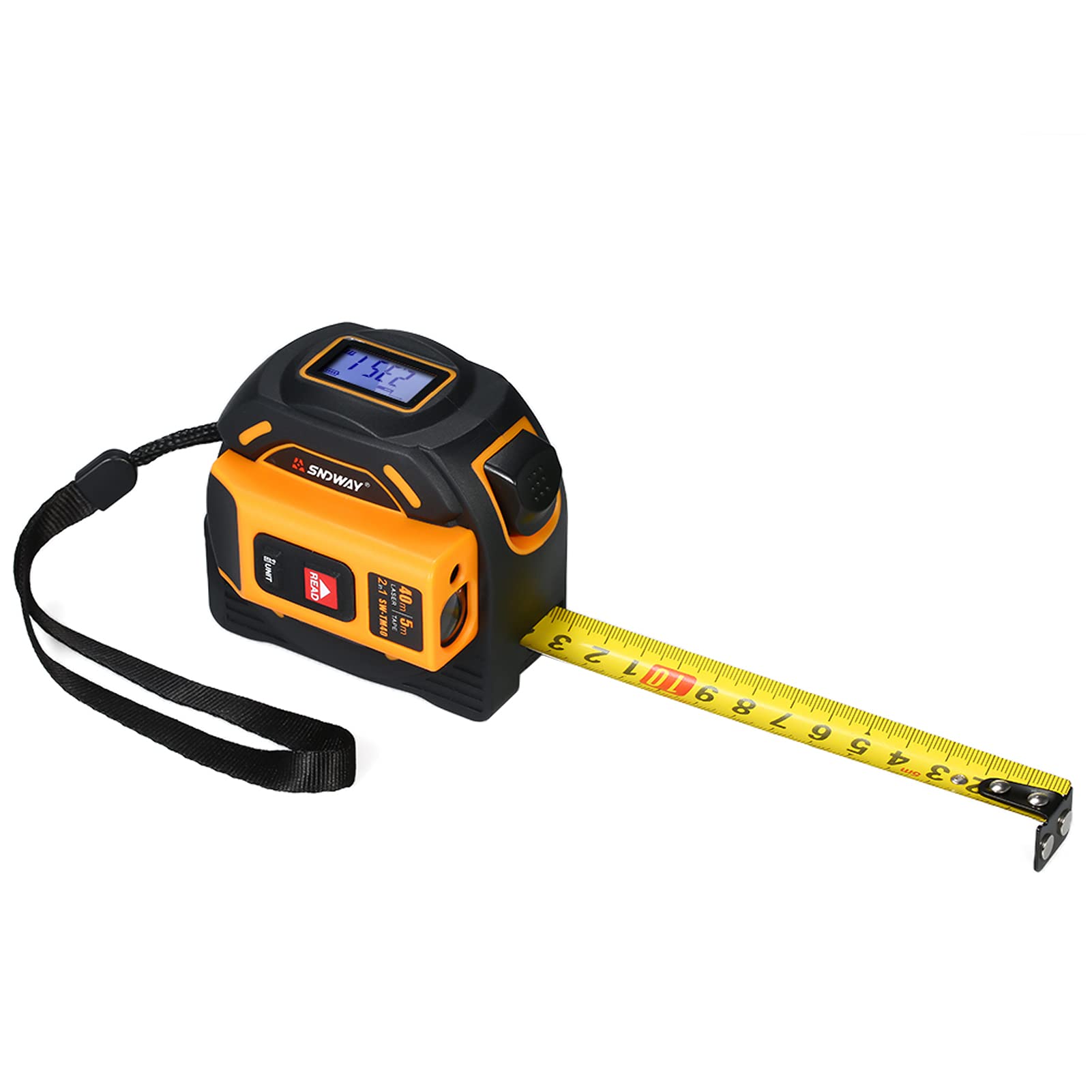 Cinta métrica de 5m combinada con regla de 40m digital e infrarrojo de mano Karlak 8