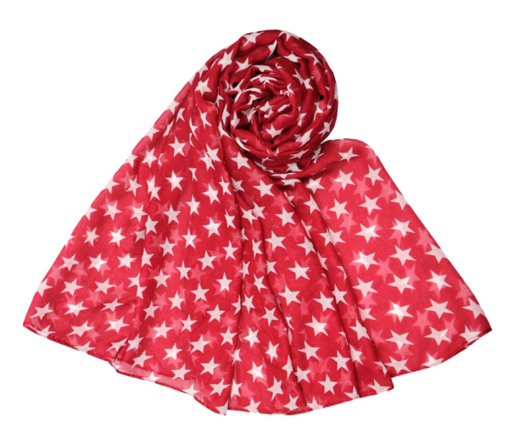 The Olive House Women's Red The Olive House® Star Scarf