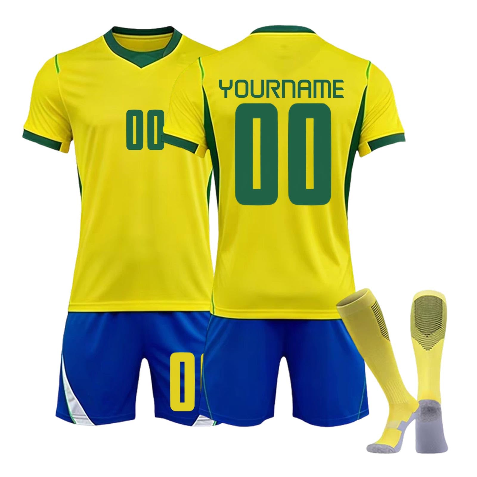 2026 Personalizada Equipacion Futbol Camiseta Fútbol Niño/Adulto con Nombre/Número, Set Completo 3 Piezas Camisetas y Shorts y Calcetines para Entrenamientos, Eventos de Equipo, Regalo de Aficionados — view 19