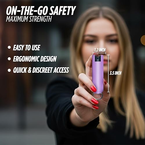 Miniatura 3 de GUARD DOG SECURITY Spray de pimienta de acción rápida, máxima resistencia, rango de 16 pies, clip para cinturón para fácil transporte y acceso