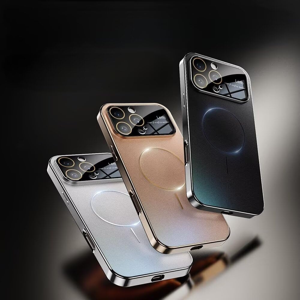 Magnetic Auto Fucos Designed for iPhone 13 Pro Max Case,Compatible with MagSafe,Military Drop&Camera Lens Protection,Large Window Slim Thin Dust-Proof Matte Shockproof Cover,Silver - Image 6