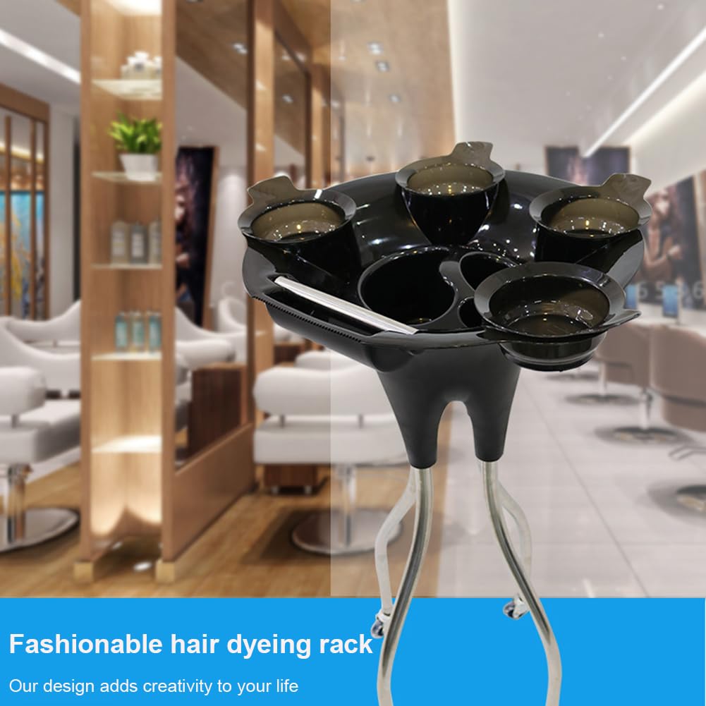 Carro para Teñir El Cabello De Salón/SPA, Carro Móvil con Ruedas para Salón, Carros Rodantes De Belleza, Carros Multifuncionales Portátiles, Adecuados para Salones