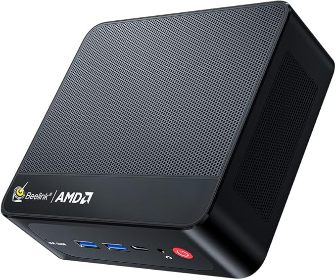 Beelink Mini PC EQR6, AMD Ryzen 9 6900HX, 8C/16T, jusqu'à 4,9Ghz, Mini
