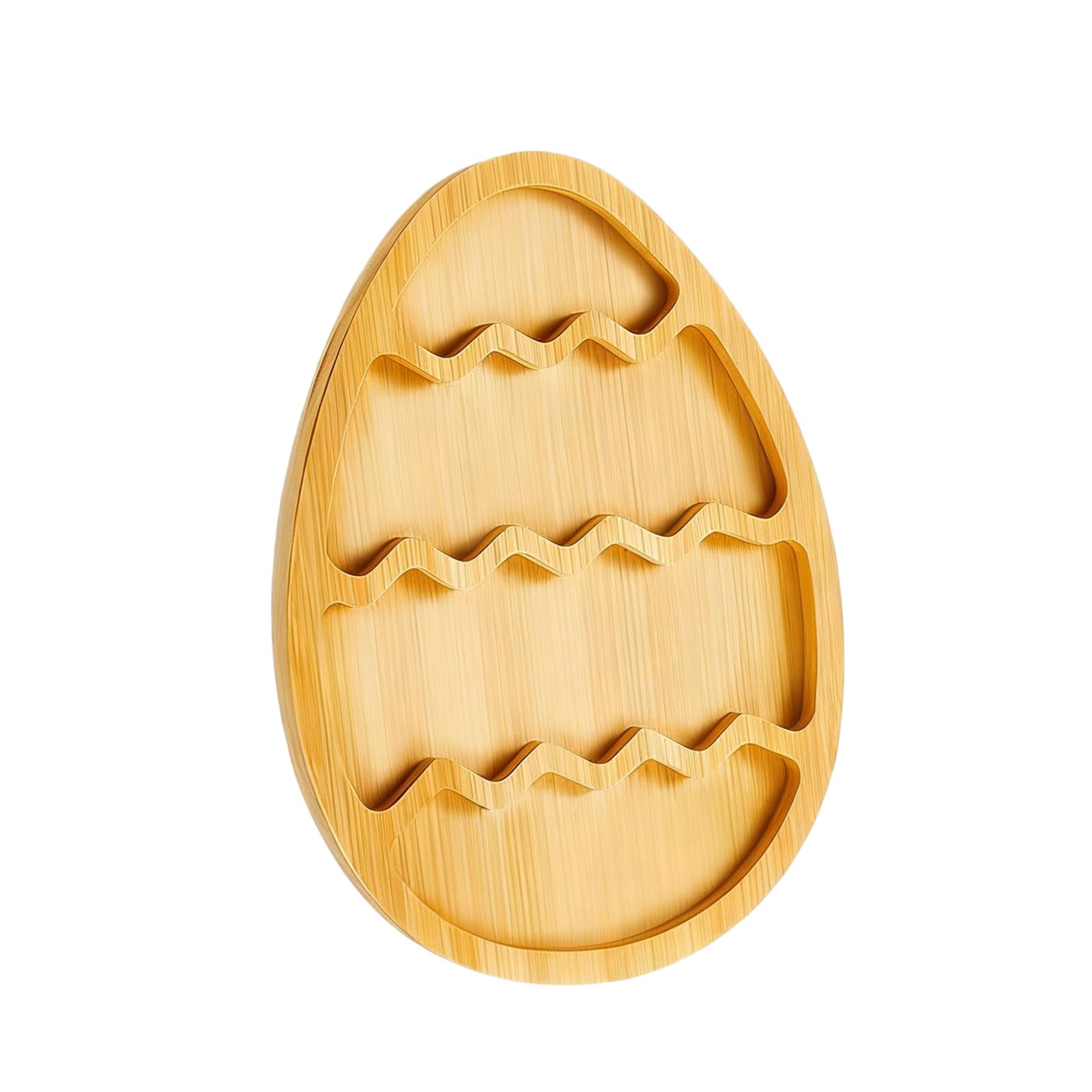 Charm Rabbits Themed Serving Platter Craft of Natural Wood for Holidays and Kitchen Use Fruit Tray
