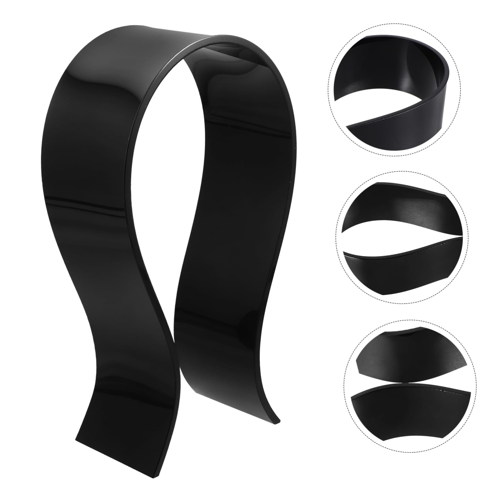jojofuny 3 Piezas Soporte Auriculares Estante Almacenamiento de Auriculares Gaming Soporte Escritorio Compatible