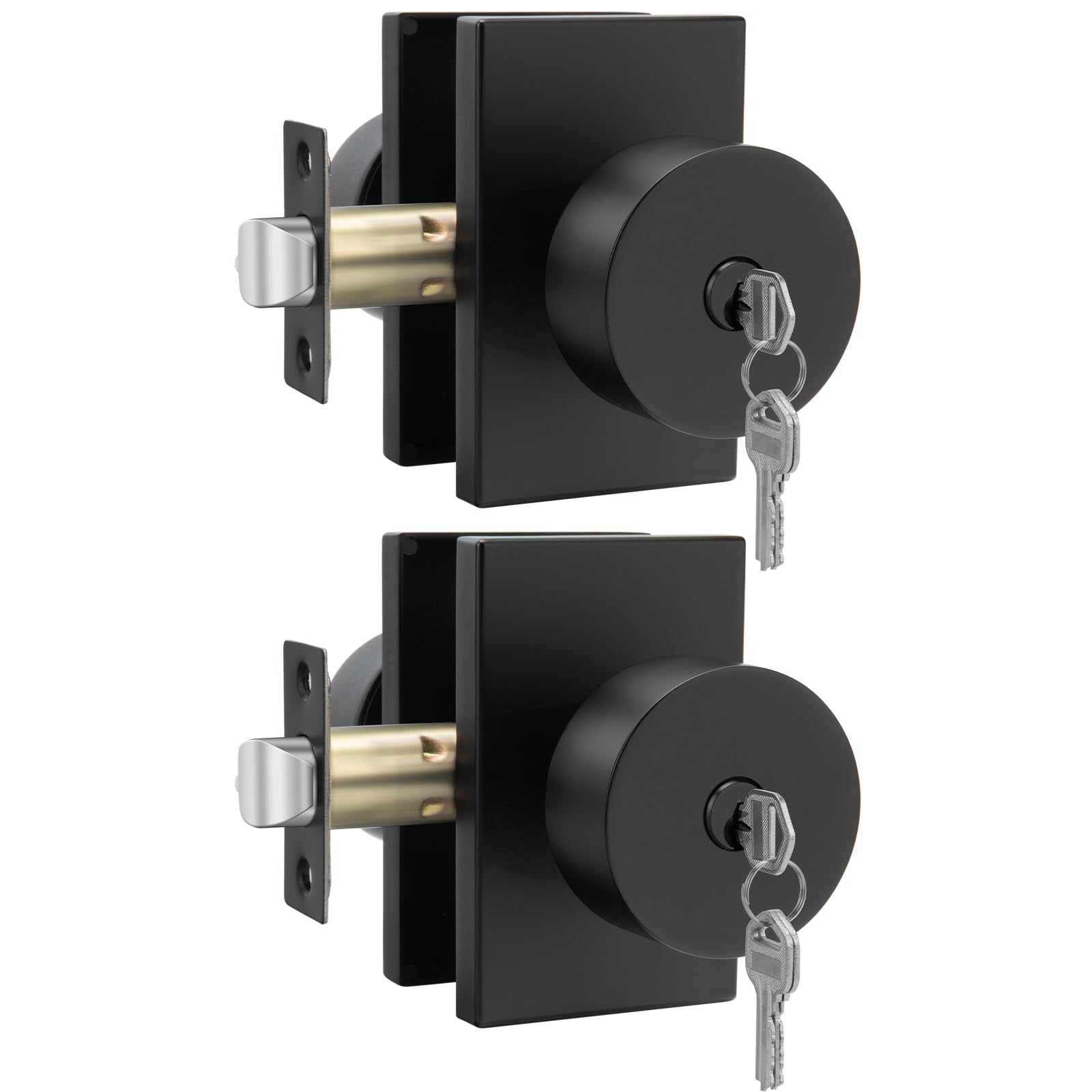 Gold Interior Door Knobs - Privacy & Security -28