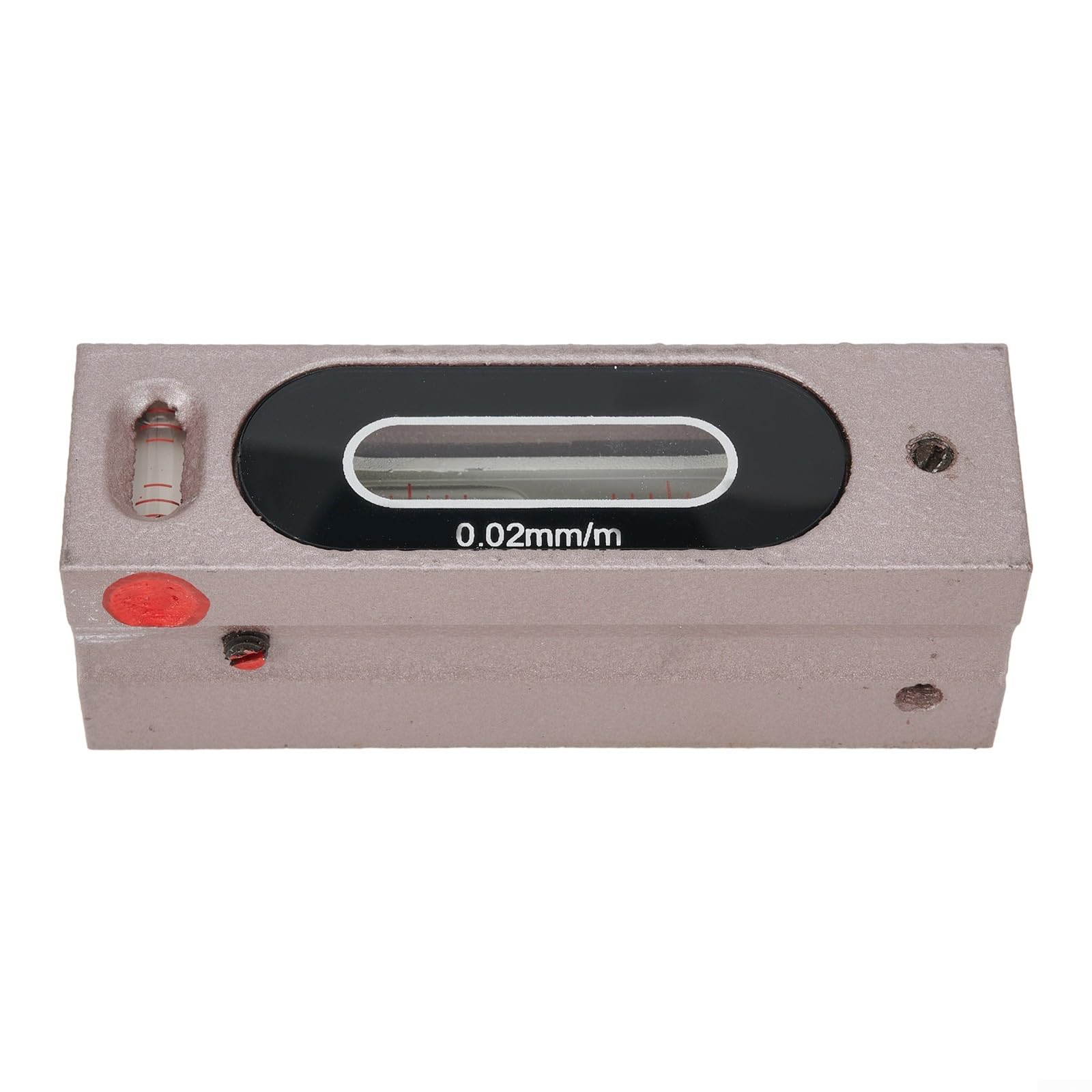 Máquina para nivel de espíritu alto para precisión de 0,02 mm, acero de tungsteno, herramienta de medición de nivel industrial (100 mm)