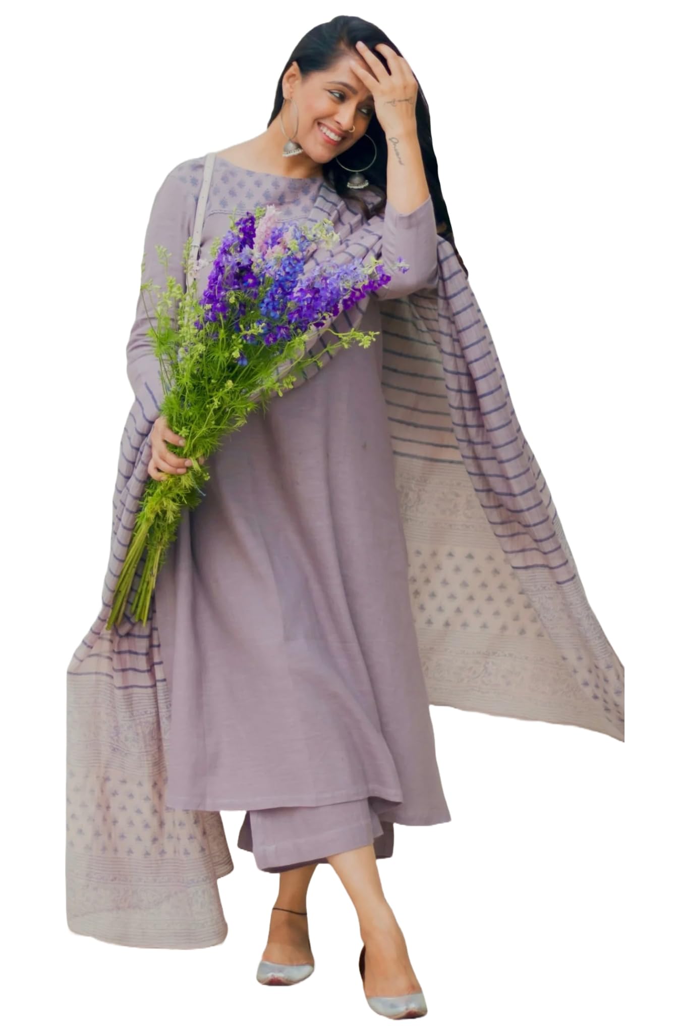 Women's Rayon Viscose Printed Straight Kurta with Pant & Dupatta-image-46