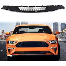 ANDPLAY Front Lower Grille Compatible With Ford Mustang 2018 2019 2020 2021 Honeycomb Style Front Bumper Hood Grill Not fit Shelby GT500 models Black