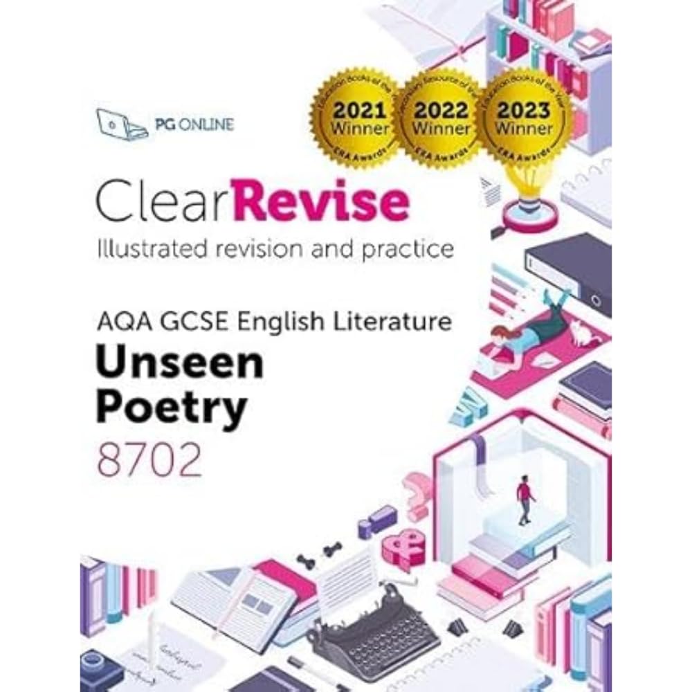 GCSE AQA English Literature Unseen Poetry: Illustrated Revision and Practice (ClearRevise GCSE English Literature 8702)