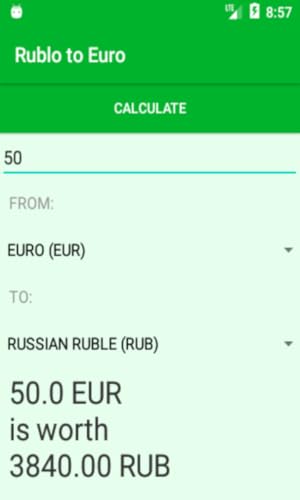 Converter RUBLO to EUROS