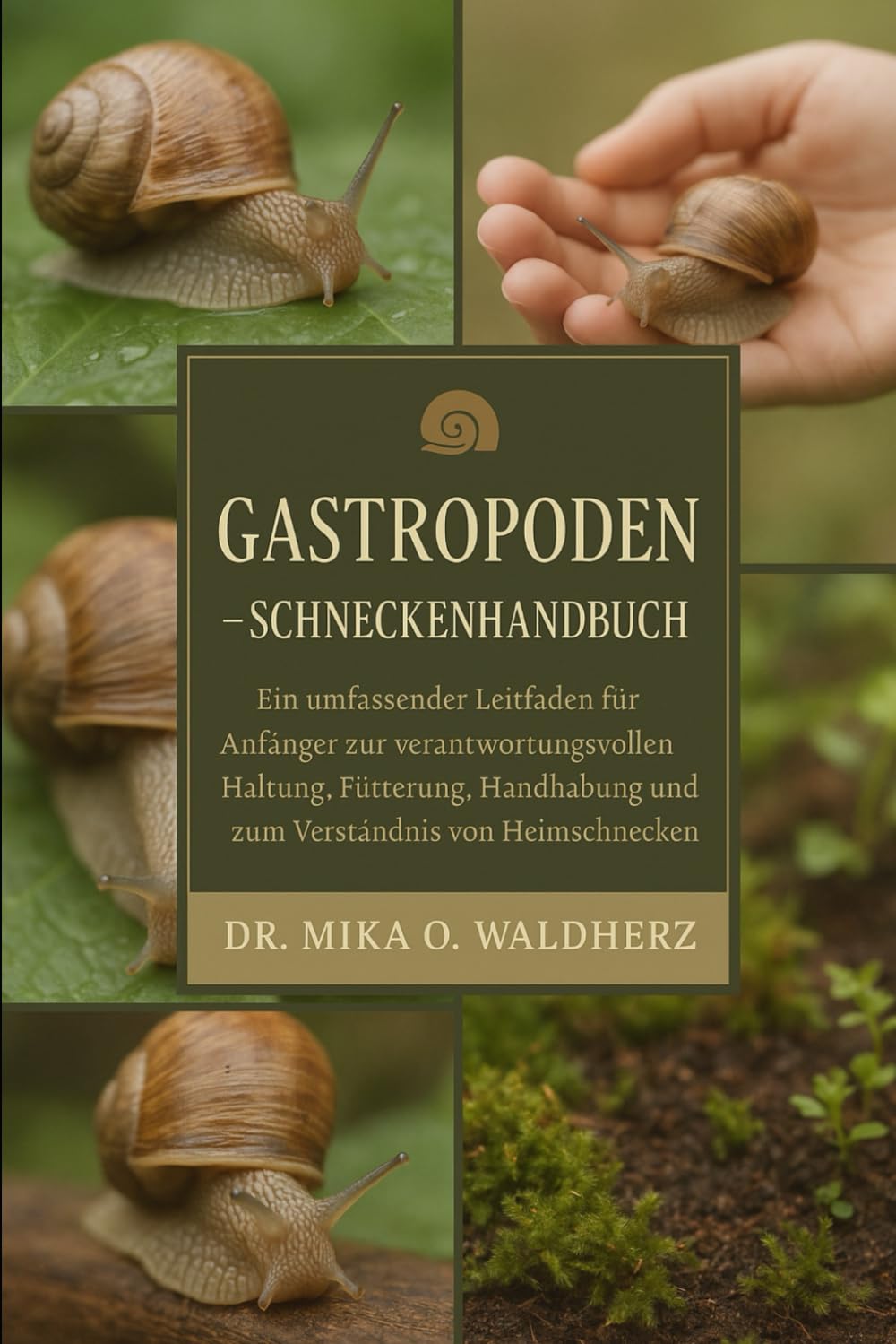 Gastropoden Schneckenhandbuch: Ein umfassender Leitfaden für Anfänger zur verantwortungsvollen Haltung, Fütterung, Handhabung und zum Verständnis von Heimschnecken