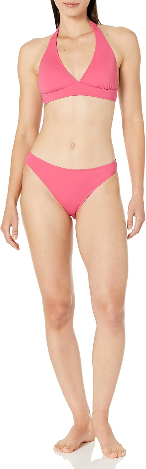 Amazon Essentials Women's Light-Support Tie Halter Bikini Swimsuit Top (Available in Plus Size) - Image 5