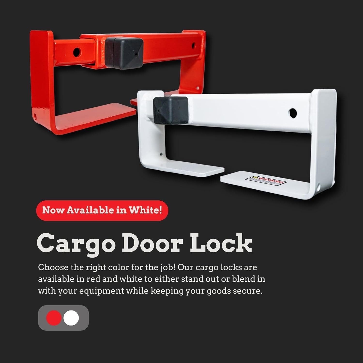 Equipment Lock Cargo Door Lock - Powder Coated Steel, Maximum Security Semi Trailer Door Lock - Semi Truck Accessories and Trailer Security (Keyed Differently)