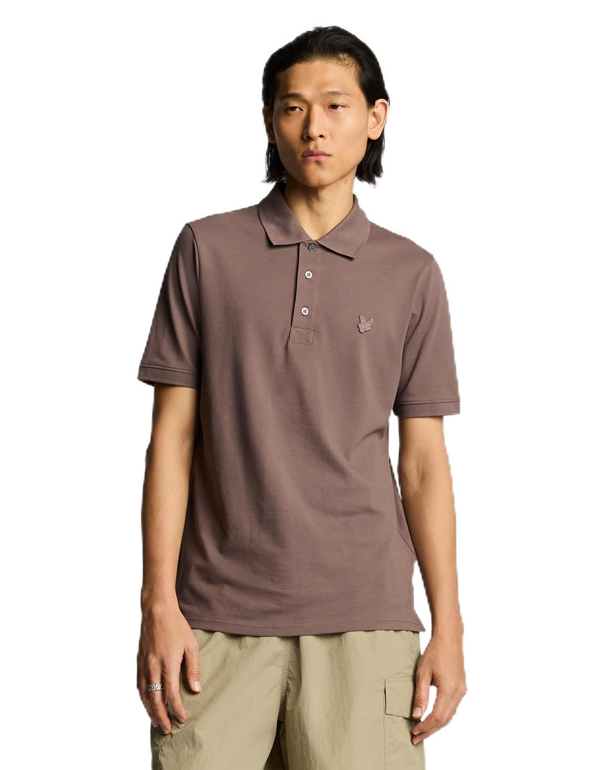 Lyle & Scott Men's Marron Polo Superfine
