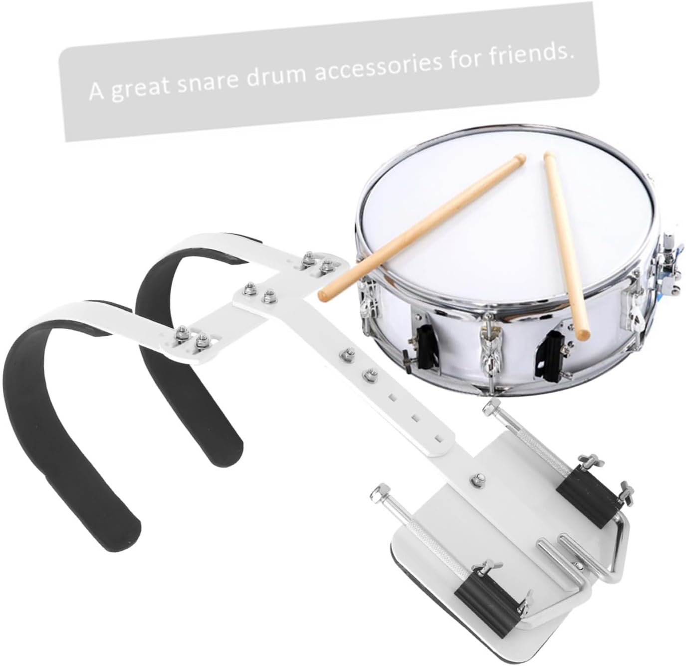 Snare Drum Carrier Shoulder Strap for Marching Band Frame Drum Backing Supplies