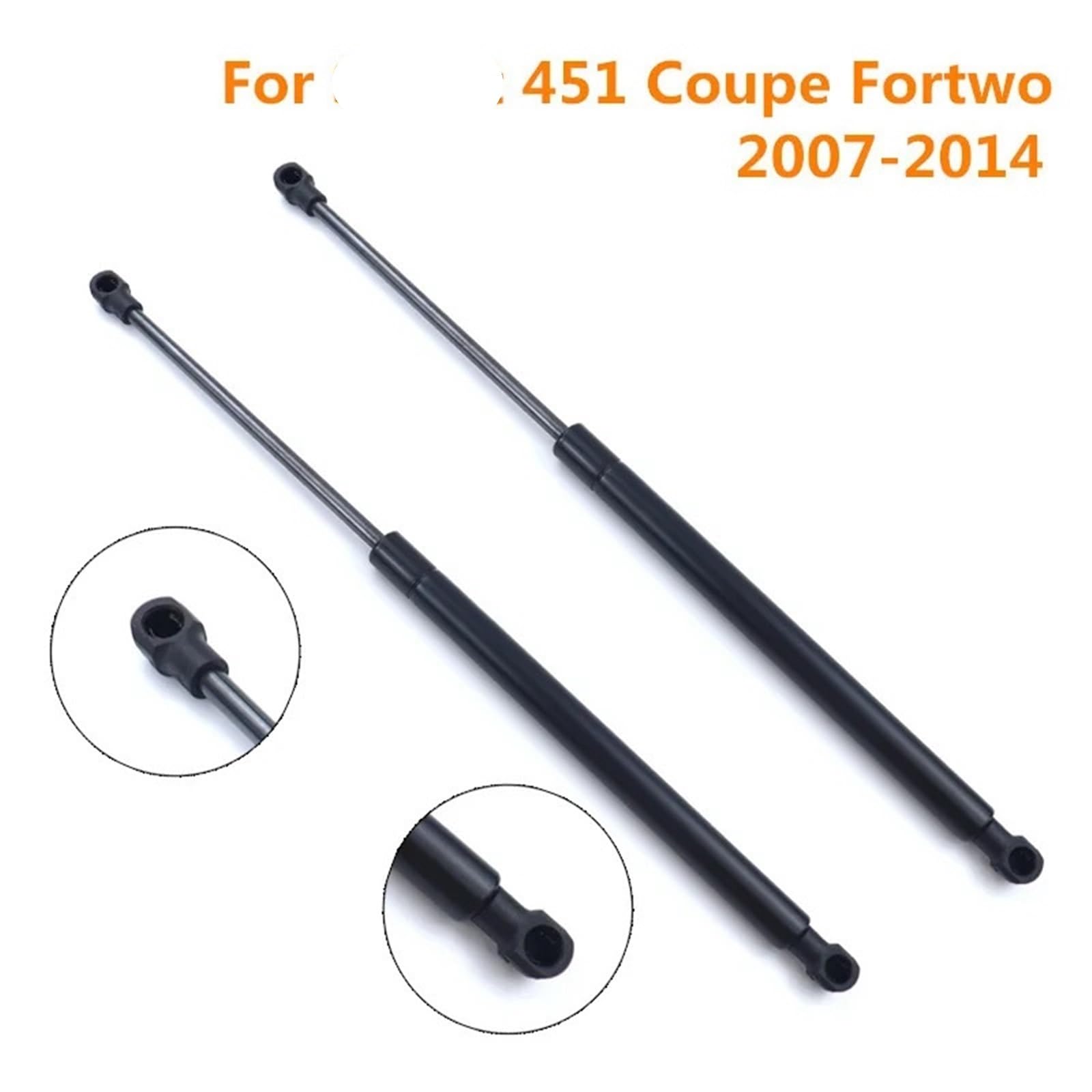 Ammortizzatore idraulico A4519880004 Car Rear Trunk Portellone Boot Ammortizzatore a gas Ascensore Supporto Asta idraulica per Smart 451 per Coupe Fortwo(2pcs)