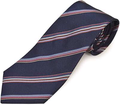 Amazon | [ポールスミス] ネクタイ メンズ ストライプ柄シルクネクタイ