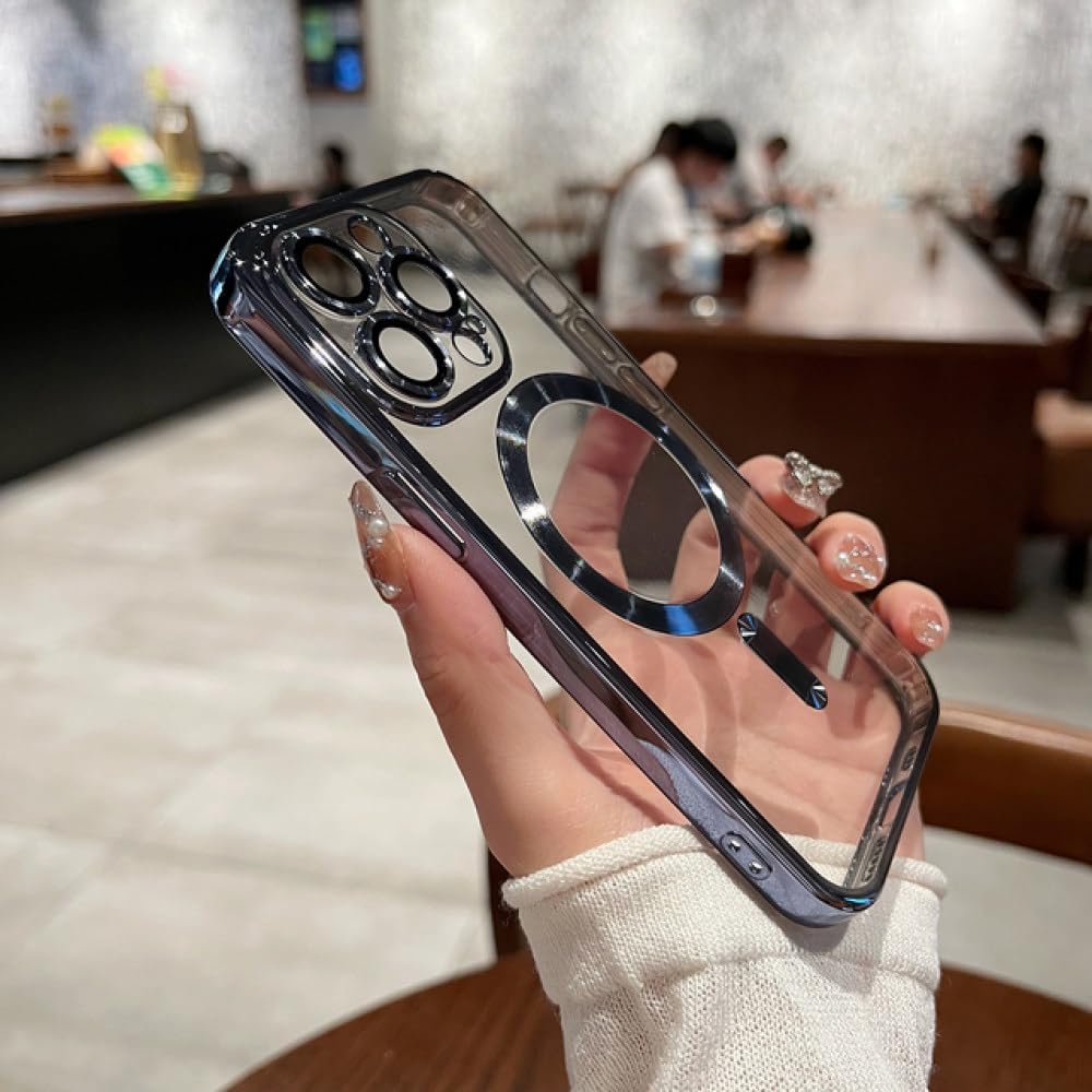 Étui de charge sans fil iPhone 14 Pro transparent résistant aux rayures - 6