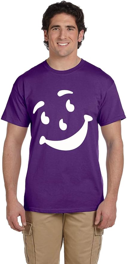 Amazon.com: Mens Kool Aid Face T-Shirt 