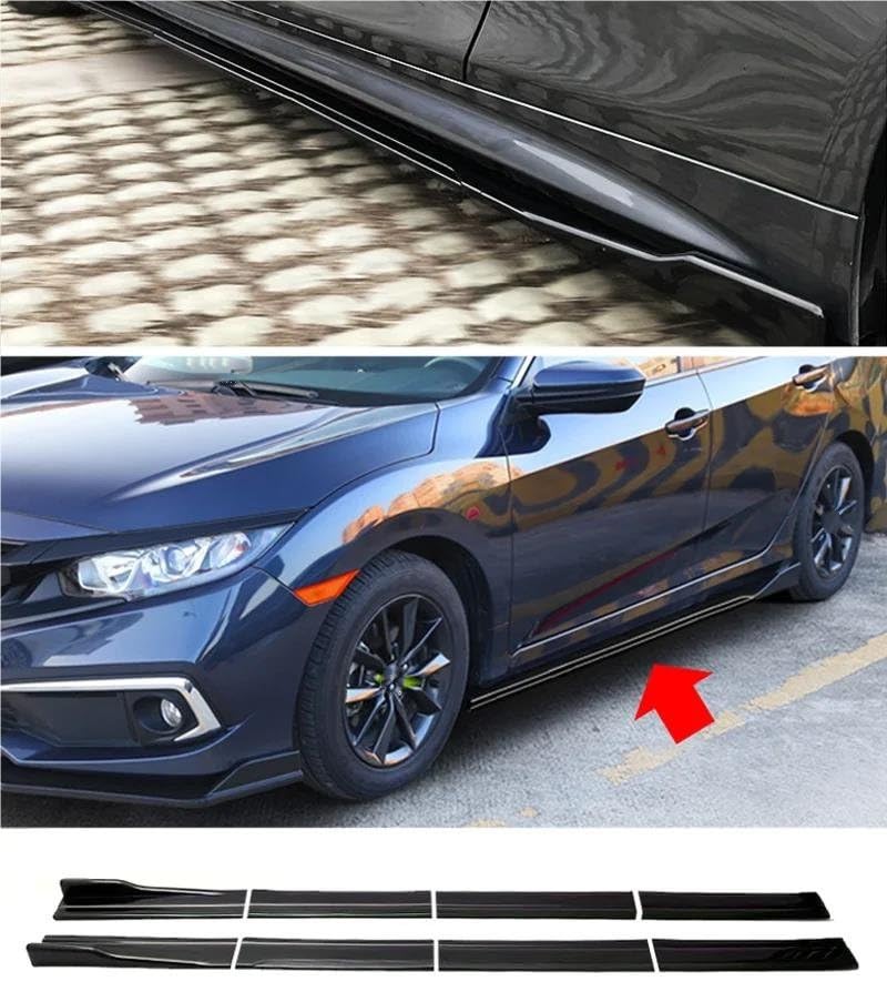 Faldones laterales Civic 2015 acabado premium extensión guard 3